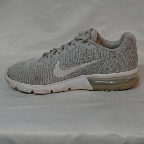 Nike Air Max Sequent 2 Womens 852465-007 Platinum Grey Running Shoes Size 9 - Picture 6 of 12